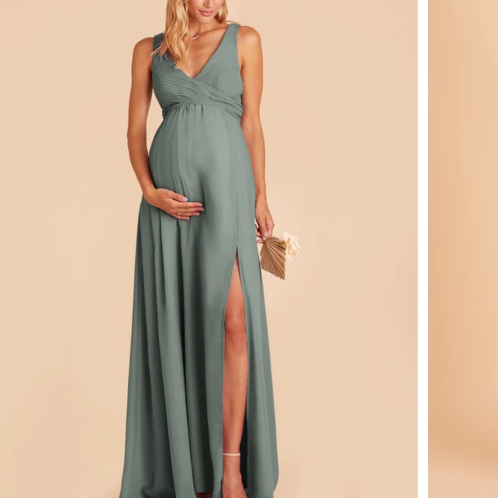 Chiffon Maternity Bridesmaid Gown